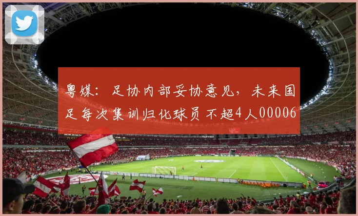 粤媒：足协内部妥协意见，未来国足每次集训归化球员不超4人0000644